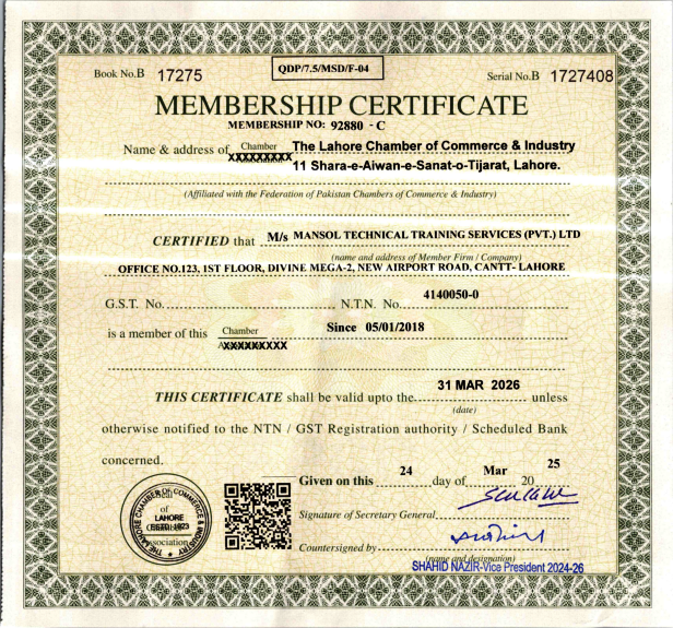 Chamber of commerce Membership - MTTS