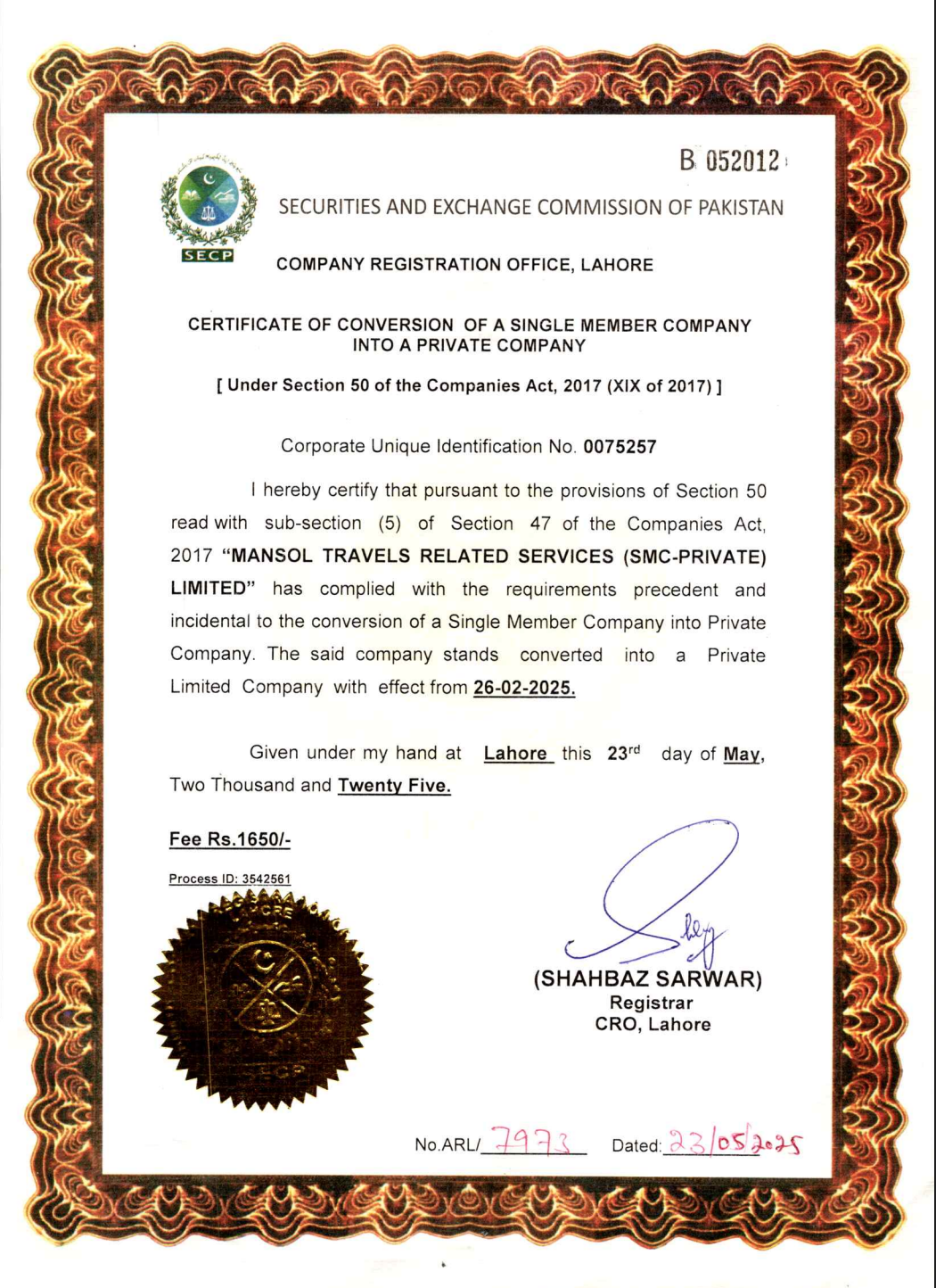 MTRS - SECP